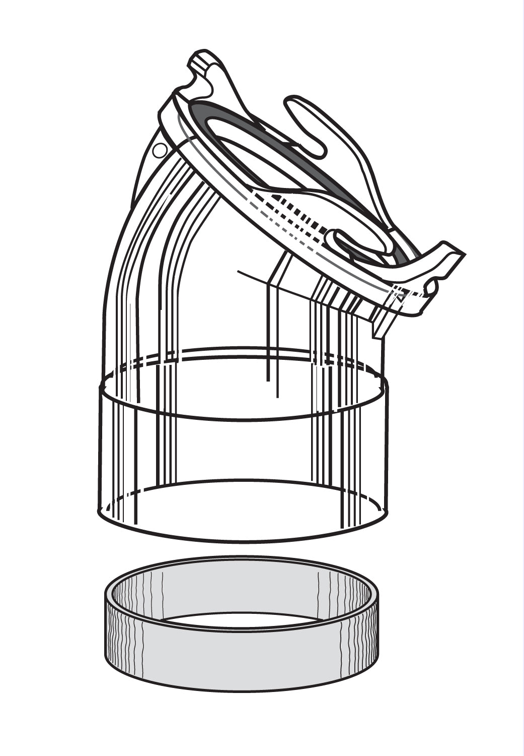 Toadfish Non-Tipping Can Cooler 2.0 - Universal Design - Graphite