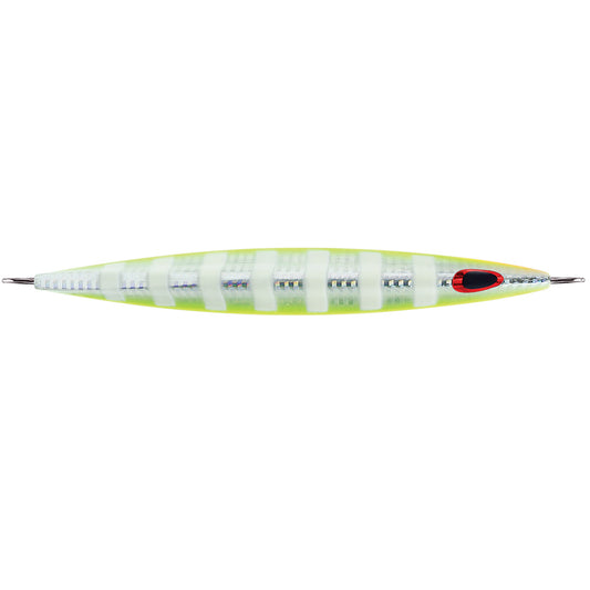 Williamson Kensaki 170 Jig - 6" - 6oz - UV Chartreuse Glow Zebra [KSJ170UVCGZ]