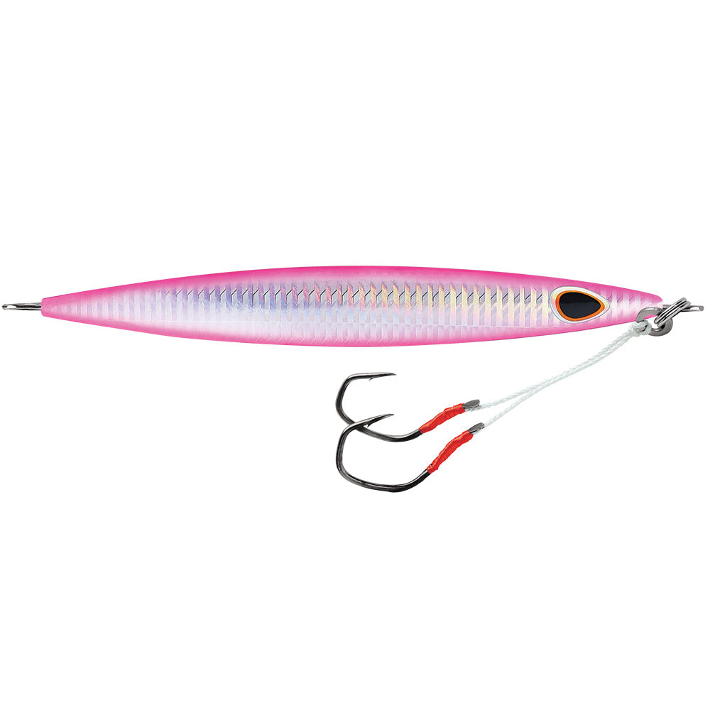 Williamson Kensaki 220 Jig - 6.75" - 7.75oz - Silver Pink Zebra [KSJ220SPZ]