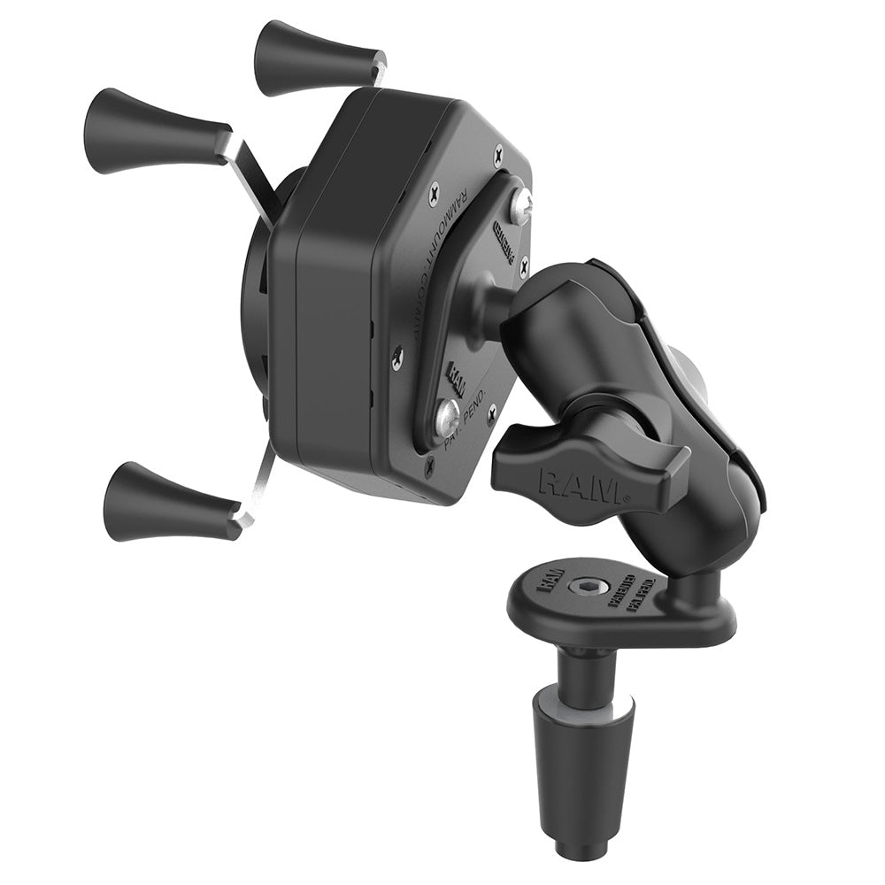 RAM Mount RAM X-Grip Phone Mount w/Vibe-Safe  Fork Stem Base - Short [RAM-B-176-A-UN7-462]