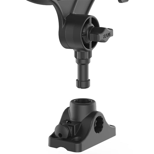 RAM Mount RAM ROD JR Fishing Rod Holder w/Bulkhead/Flat Surface Base [RAP-434-BMP]