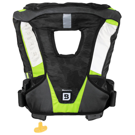 Bluestorm Arcus 40 Auto Type II Inflatable PFD - Hi-Vis Green [BS-ZD1H-22-HVS]