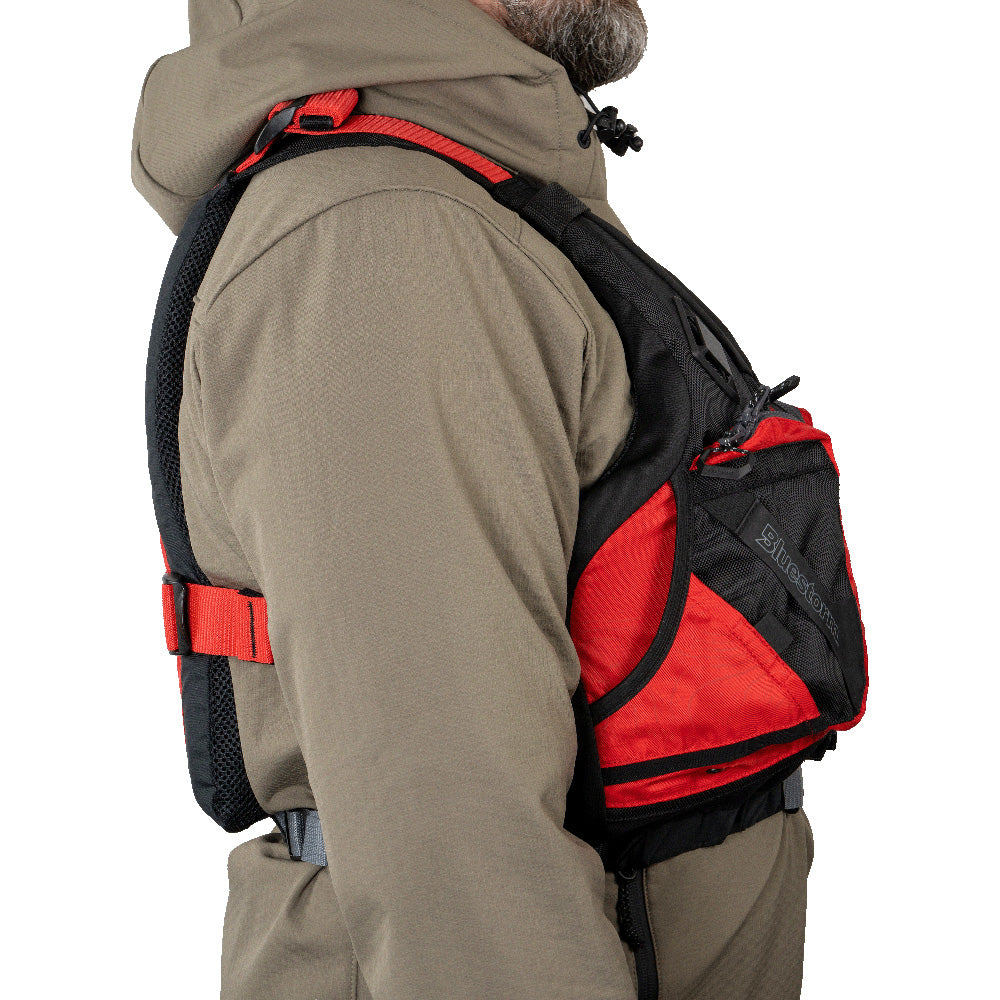 Bluestorm Motive Kayak Fishing Vest - Nitro Red - 2XL/3XL [BS-248-RDD-2/3XL]