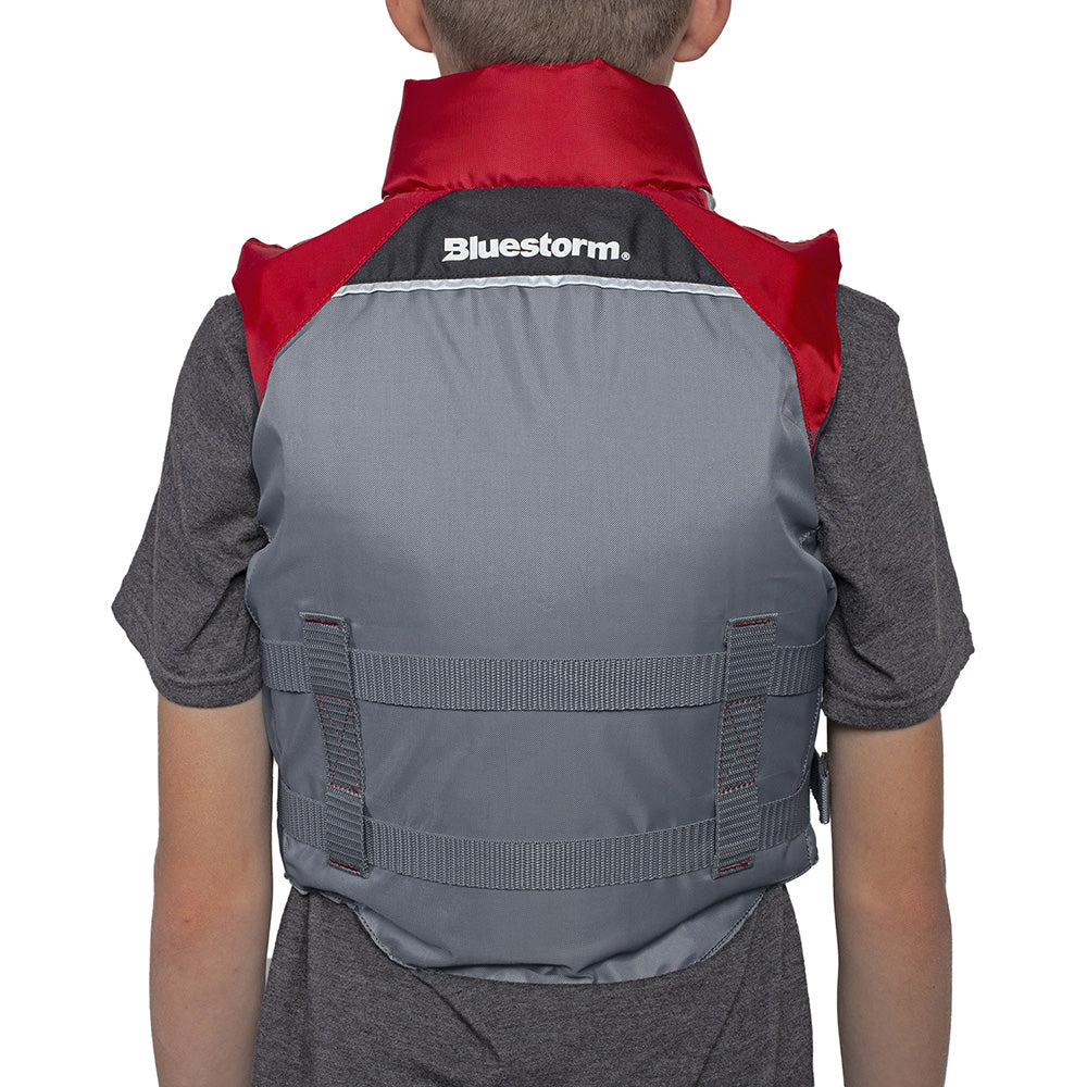 Bluestorm Classic Youth Fishing Life Jacket - Nitro Red [BS-365-RED-Y]