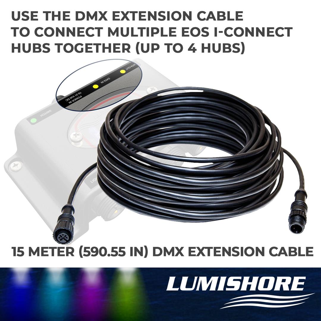 LUMISHORE US - 60-0405: DMX EXTENSION CABLE  15 METER