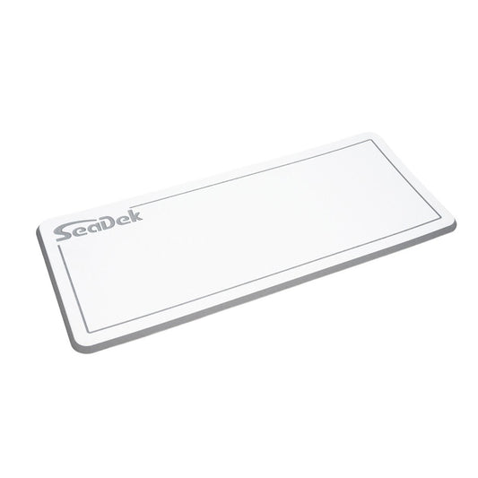 SeaDek Small Helm Pad - White/Storm Grey w/SeaDek Logo [37925-80375]