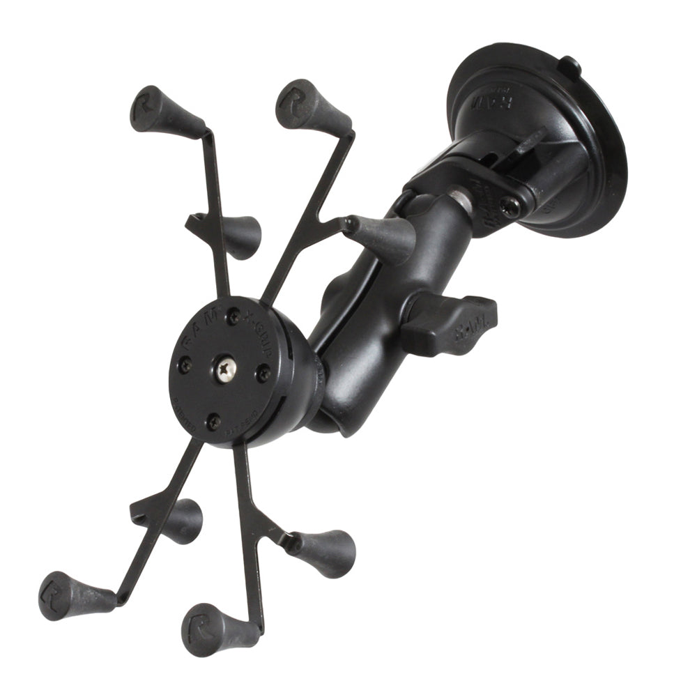 RAM Mount Twist Lock Suction Cup Base w/Universal X-Grip II [RAM-B-166-UN8U]