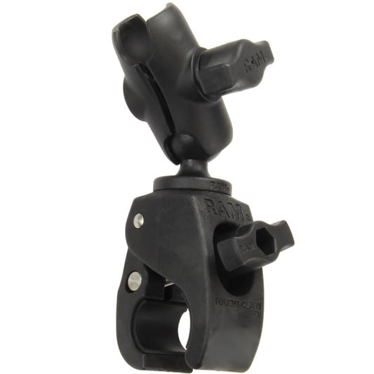 RAM Mount Tough-Claw Small Clamp Mount w/Double Socket Arm - 1" Ball [RAM-B-400-201-AU]