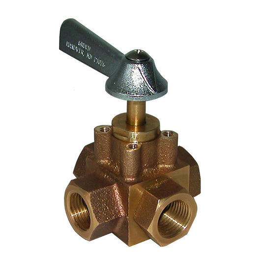 GROCO 1/2" 4-Port Tank Selector Valve [FV-450-X]