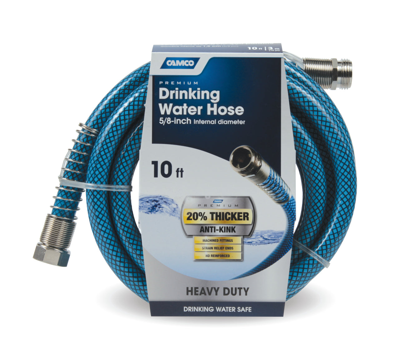 Camco Premium Drinking Water Hose - " ID - Anti-Kink - 10' [22823]