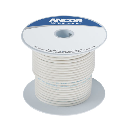 Ancor White 12 AWG Tinner Copper Wire - 100' [ 106910]