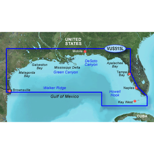 Garmin BlueChart g3 Vision HD - VUS515L - Brownsville - Key Largo - microSD/SD [010-C0744-00]