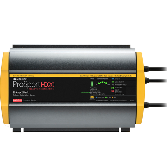 ProMariner ProSportHD 20 Global Gen 4 - 20 Amp - 2 Bank Battery Charger [44028]