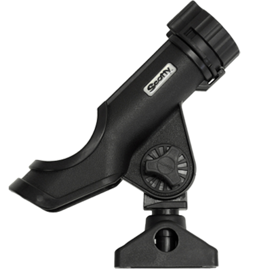 Scotty Powerlock Rod Holder Black w/241 Side/Deck Mount [230-BK]