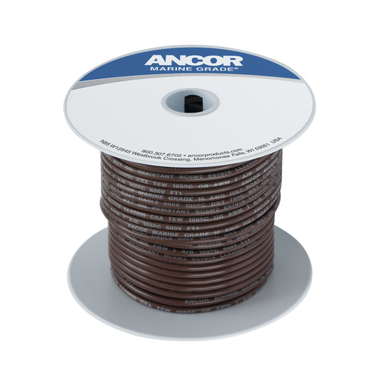 Ancor Brown 14AWG Tinned Copper Wire - 100' [104210]