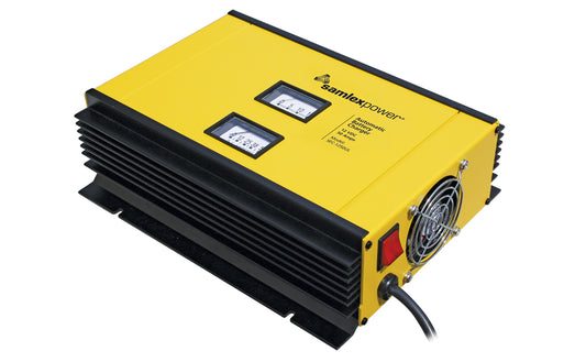 Samlex 50A Battery Charger - 12V - 2-Bank - 3-Stage w/Dip Switch  Lugs - Includes Temp Sensor [SEC-1250UL]