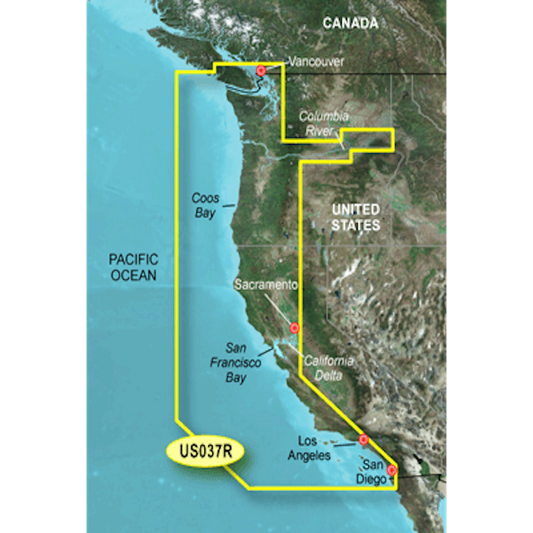 Garmin BlueChart g3 Vision HD - VUS037R - Vancouver - San Diego - microSD/SD [010-C1003-00]