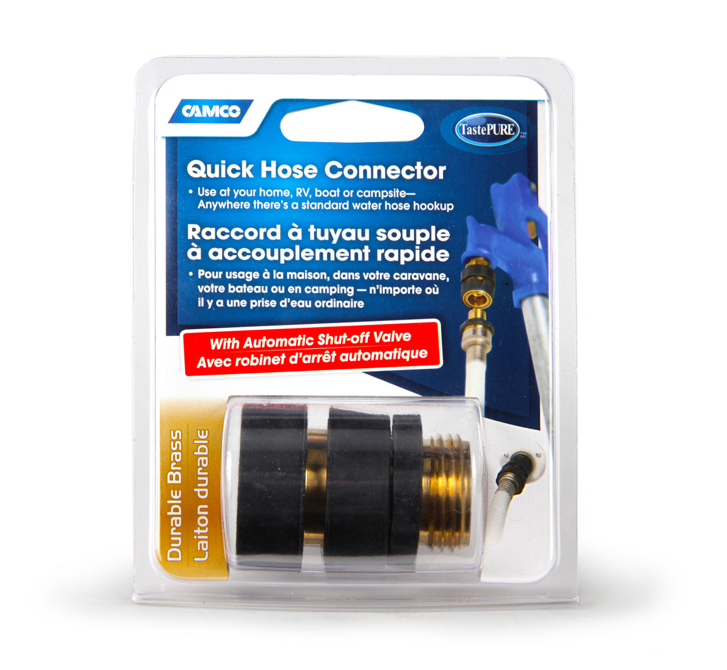 CAMCO - 20135: QUICK HOSE CONNECT BRASS