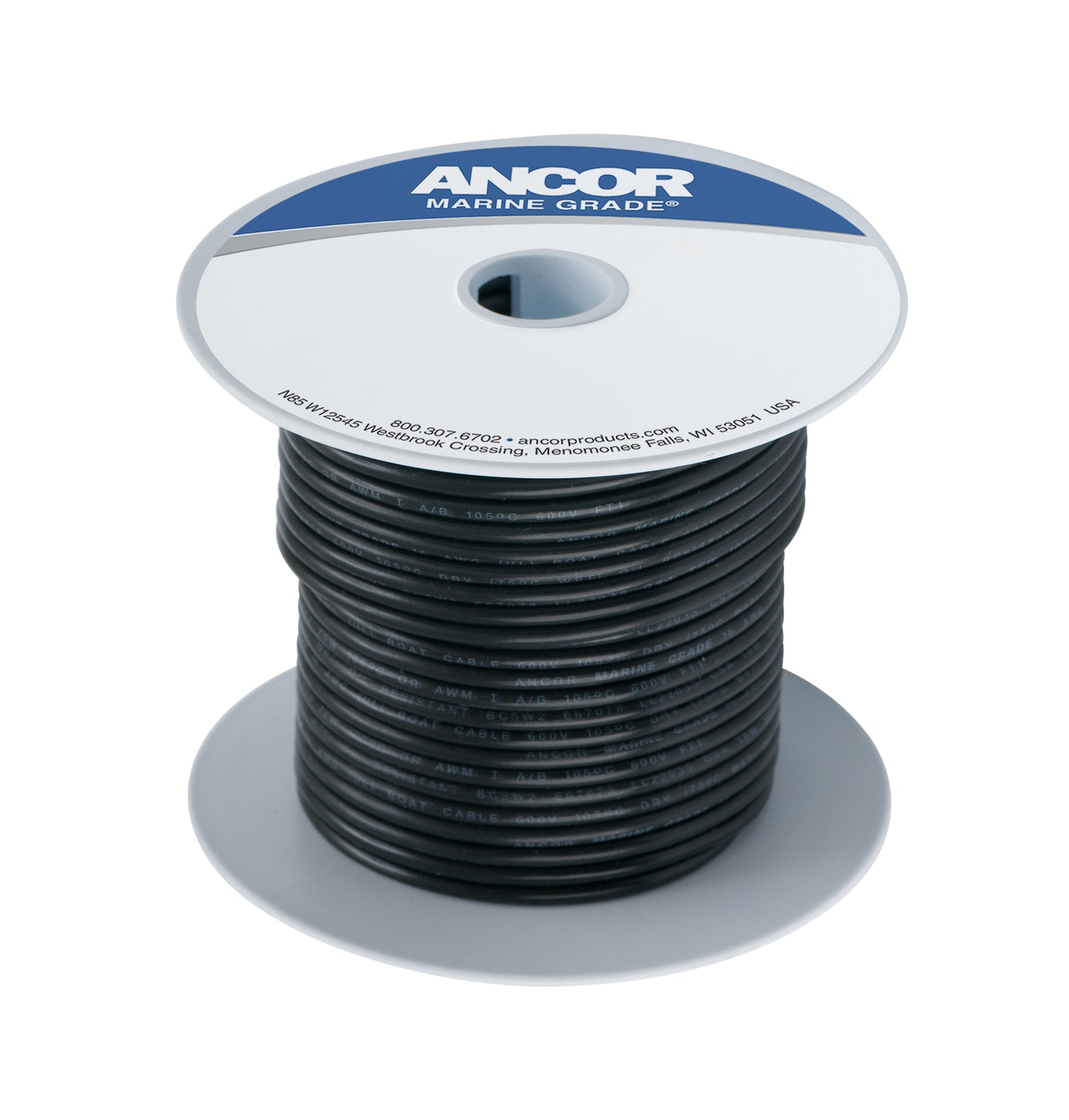 Ancor Black 6 AWG Battery Cable - 25' [112002]