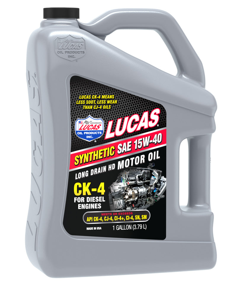 LUCAS OIL - 11247: SYNTHETIC SAE 15W-40 CK-4 TRUCK OIL