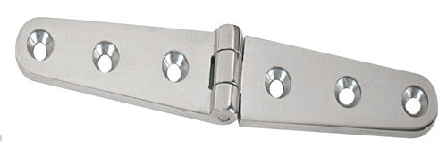 Whitecap Strap Hinge - CP/Brass - 6" x 1-1/8" - Pair [S-605C]