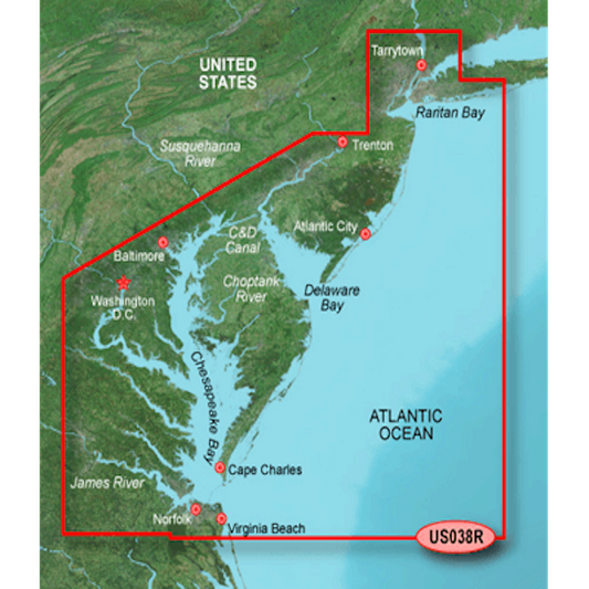 Garmin BlueChart g3 Vision HD - VUS038R - New York - Chesapeake - microSD/SD [010-C1004-00]