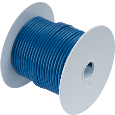 Ancor Dark Blue 18 AWG Tinned Copper Wire - 100' [100110]