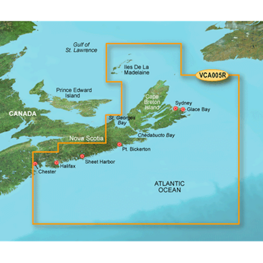 Garmin BlueChart g3 Vision HD - VCA005R - Halifax - Cape Breton - microSD/SD [010-C0691-00]