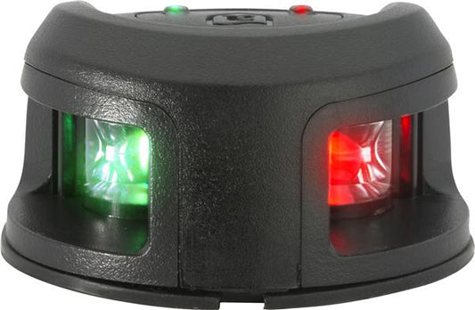 Attwood LightArmor Bow Mount Navigation Light - Composite Black - Bi-Color - 2NM [NV2002PB-7]