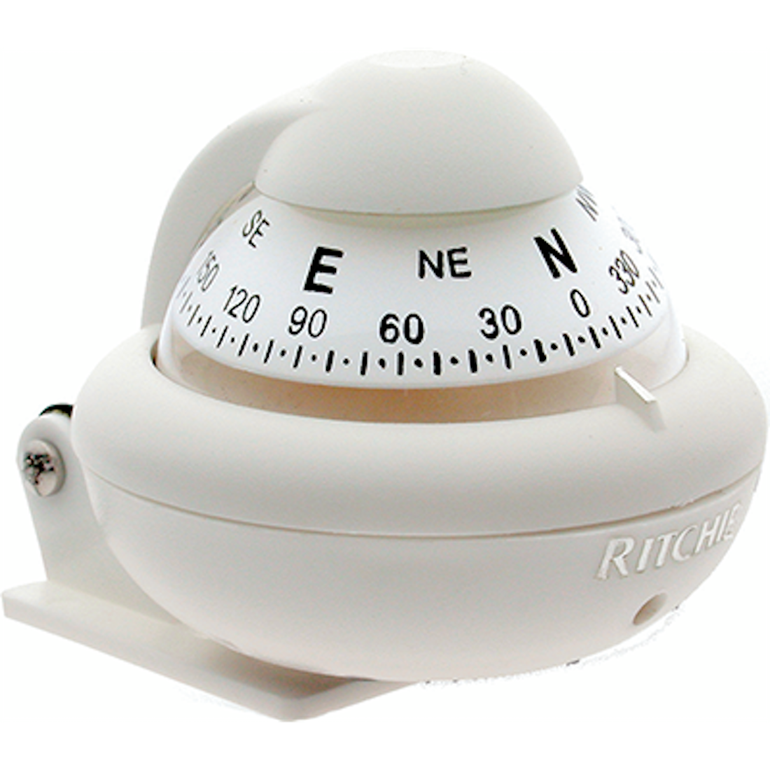 Ritchie X-10W-M RitchieSport Compass - Bracket Mount - White [X-10W-M]