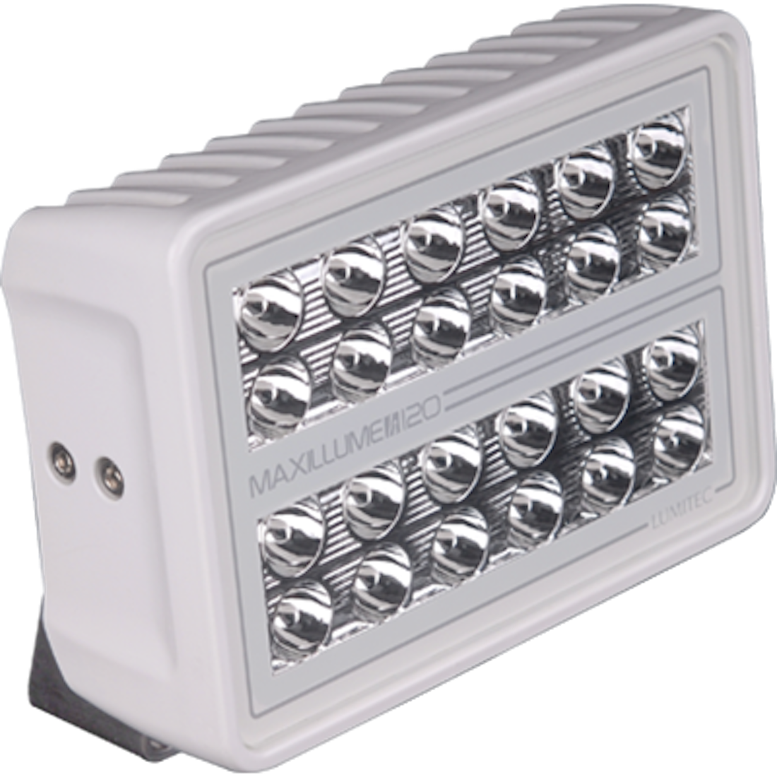 Lumitec Maxillume h120 - Trunnion Mount Flood Light - White Housing - White Dimming [101346]