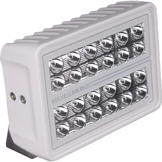 Lumitec Maxillume h120 - Trunnion Mount Flood Light - White Housing - White Dimming [101346]