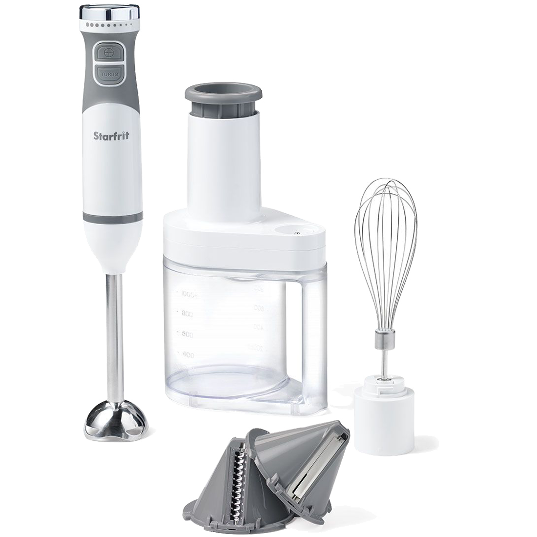 STARFRIT USA - 024221-002-0000: ELECTRIC 4-IN-1 HAND BLENDER SET