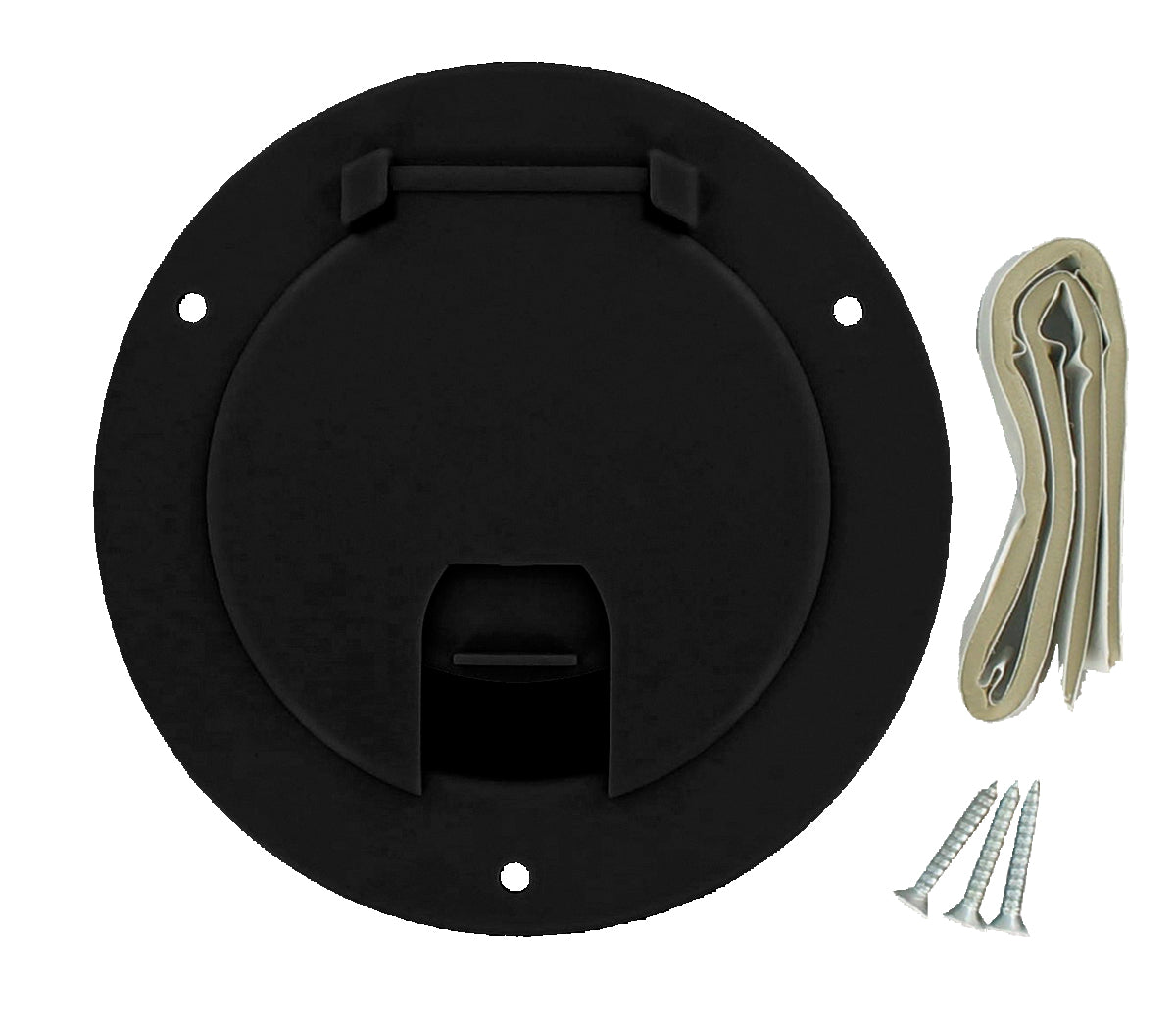 VALTERRA LLC - A10-2135BKVP: CABLE HATCH  LARGE ROUND