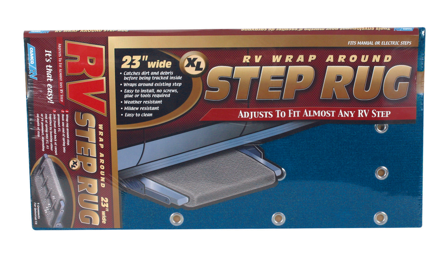 CAMCO - 42934: STEP RUG XL BLUE  23X22'