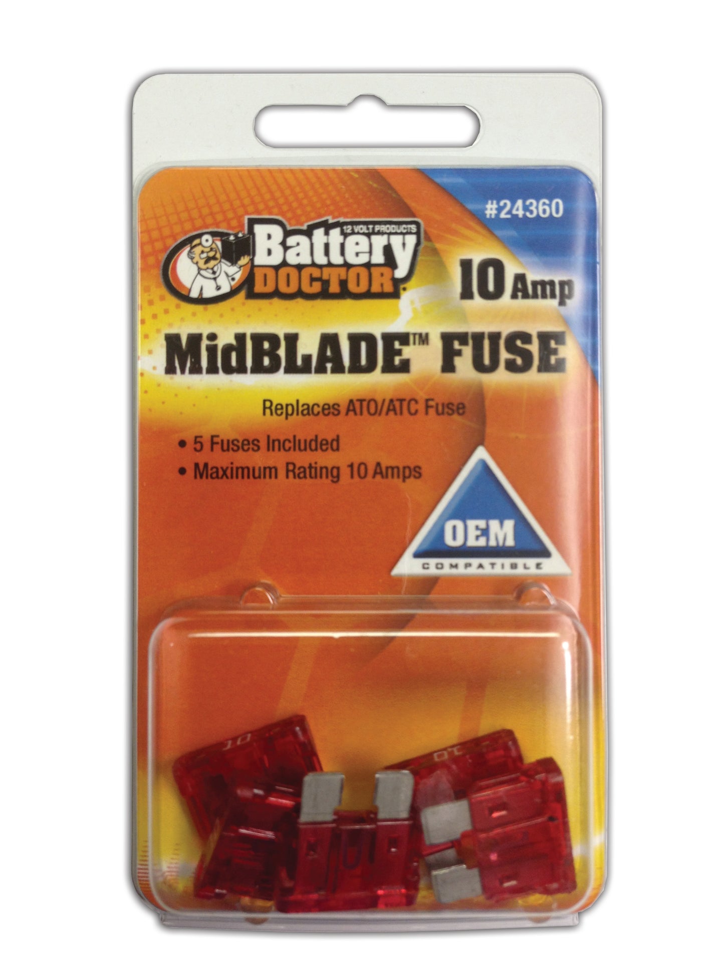 WIRTHCO - 24390: MID BLADE FUSE-40 AMP