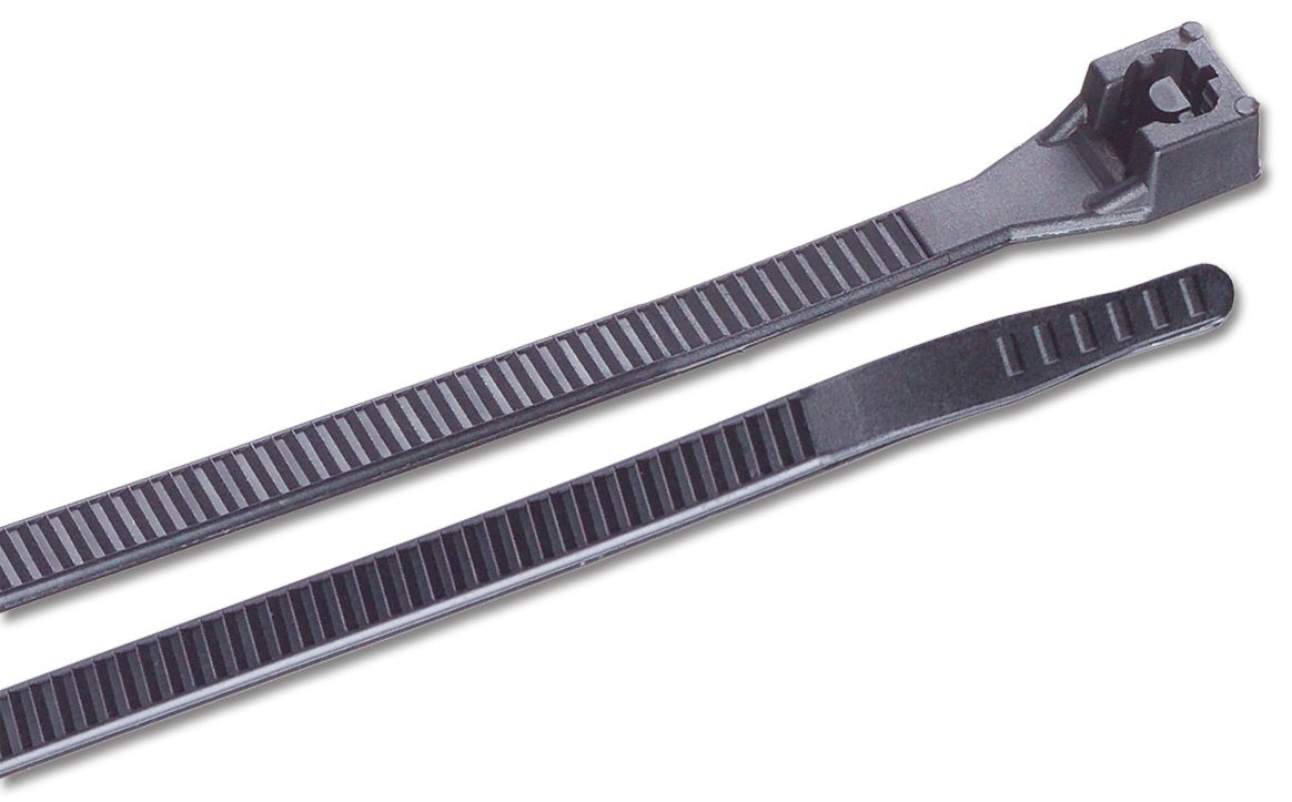 Ancor 6" UV Black Standard Cable Zip Ties - 100 Pack [199249]