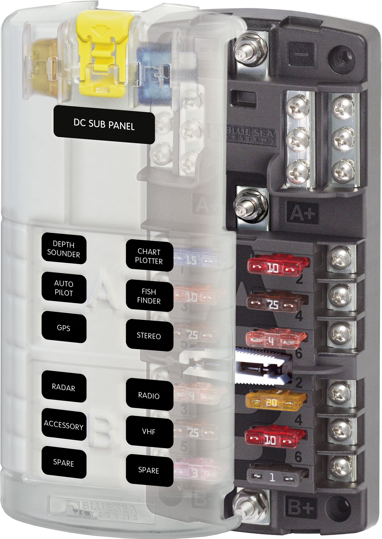 Blue Sea 5032 ST-Blade Split Bus Fuse Block [5032]