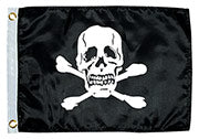 Taylor Made 12" x 18" Jolly Roger Novelty Flag [1818]