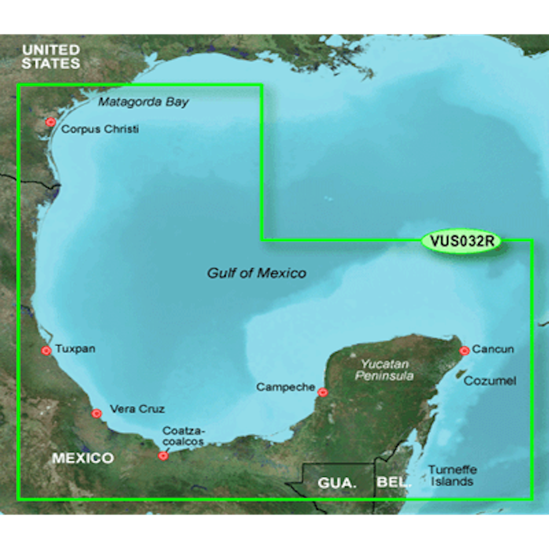 Garmin BlueChart g3 Vision HD - VUS032R - Southern Gulf of Mexico - microSD/SD [010-C0733-00]