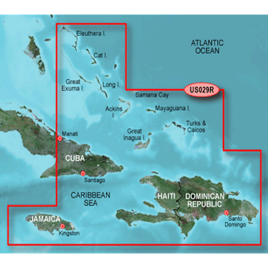 Garmin BlueChart g3 HD - HXUS029R - Southern Bahamas - microSD/SD [010-C0730-20]