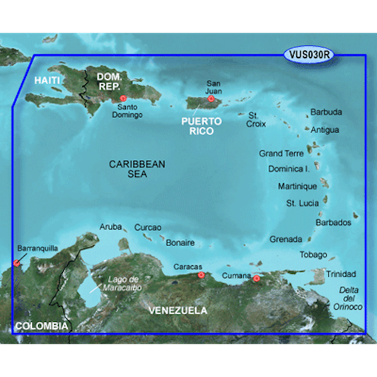 Garmin BlueChart g3 Vision HD - VUS030R - Southeast Caribbean - microSD/SD [010-C0731-00]