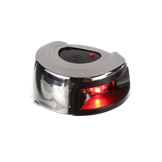 Attwood LightArmor Deck Mount Navigation Light - Stainless Steel - Port (red) - 2NM [NV2012SSR-7]