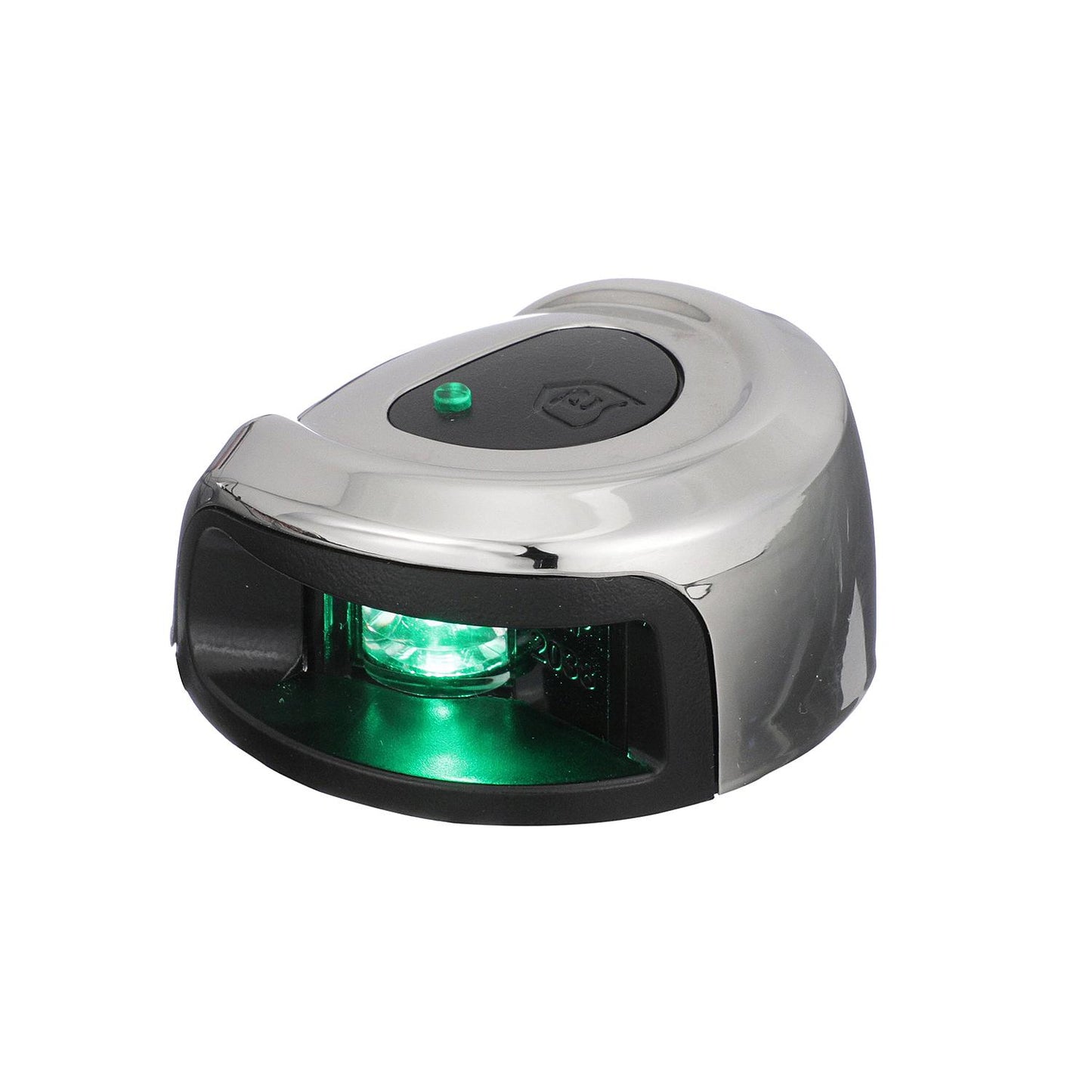 Attwood LightArmor Deck Mount Navigation Light - Stainless Steel - Starboard (green) - 2NM [NV2012SSG-7]