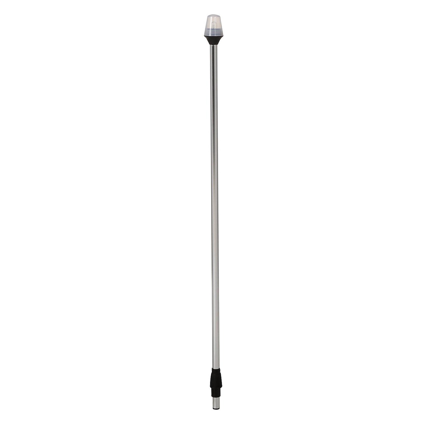 Attwood Frosted Globe All-Around Pole Light w/2-Pin Locking Collar Pole - 12V - 36" [5110-36-7]