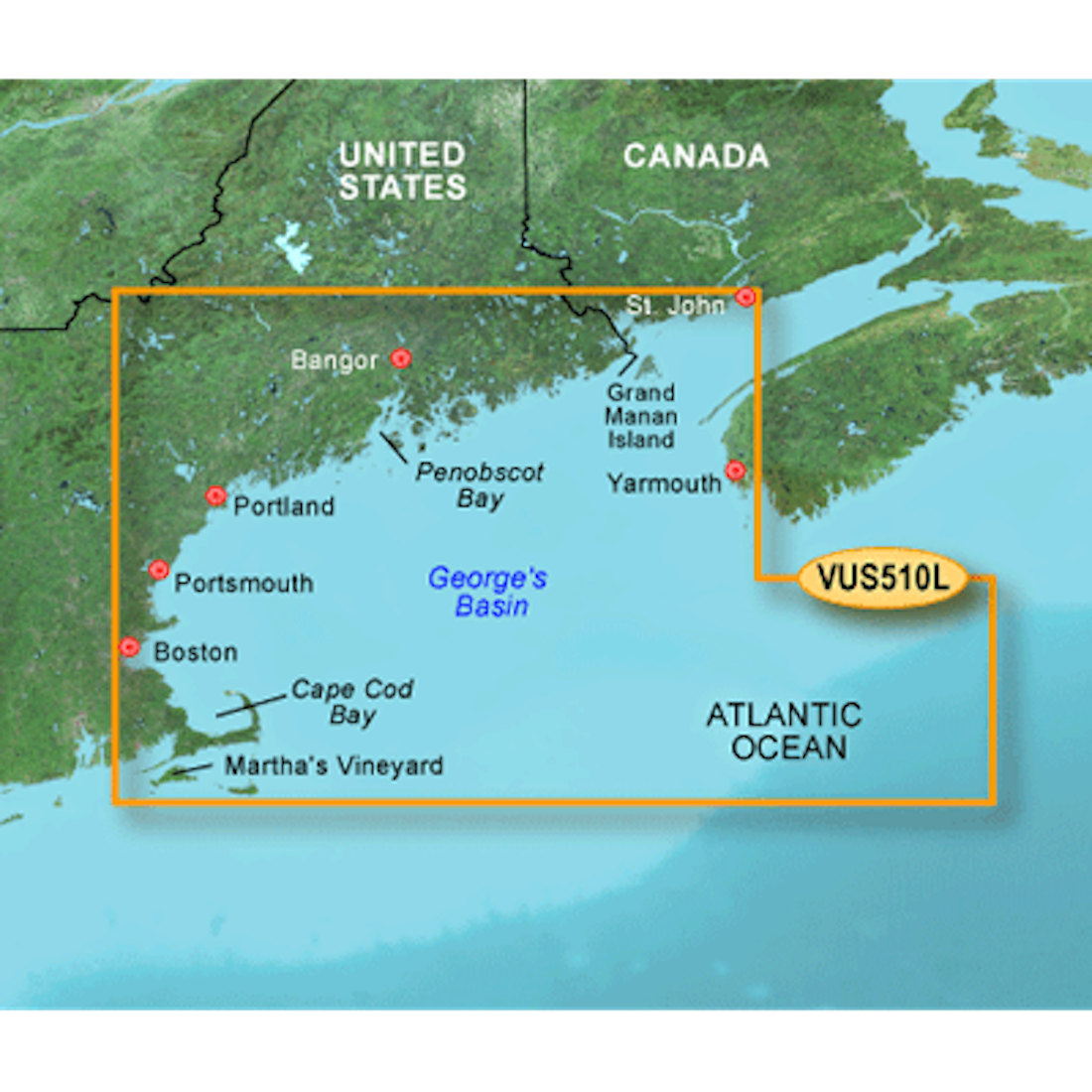Garmin BlueChart g3 Vision HD - VUS510L - St. John - Cape Cod - microSD/SD [010-C0739-00]