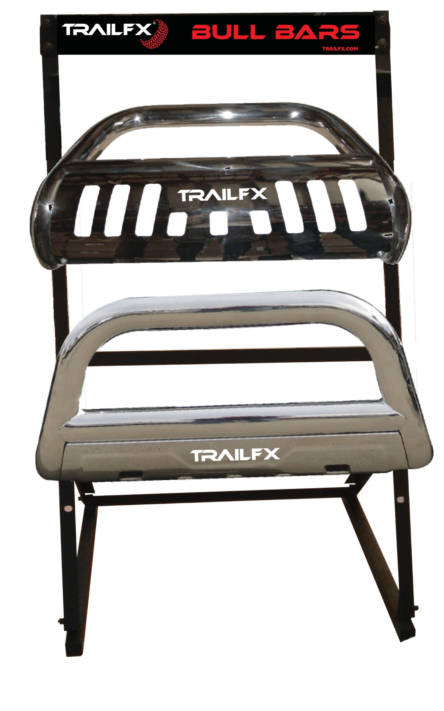 TRAILFX - WD1000B3: NEW BULL BAR DISPLAY RACK WITH