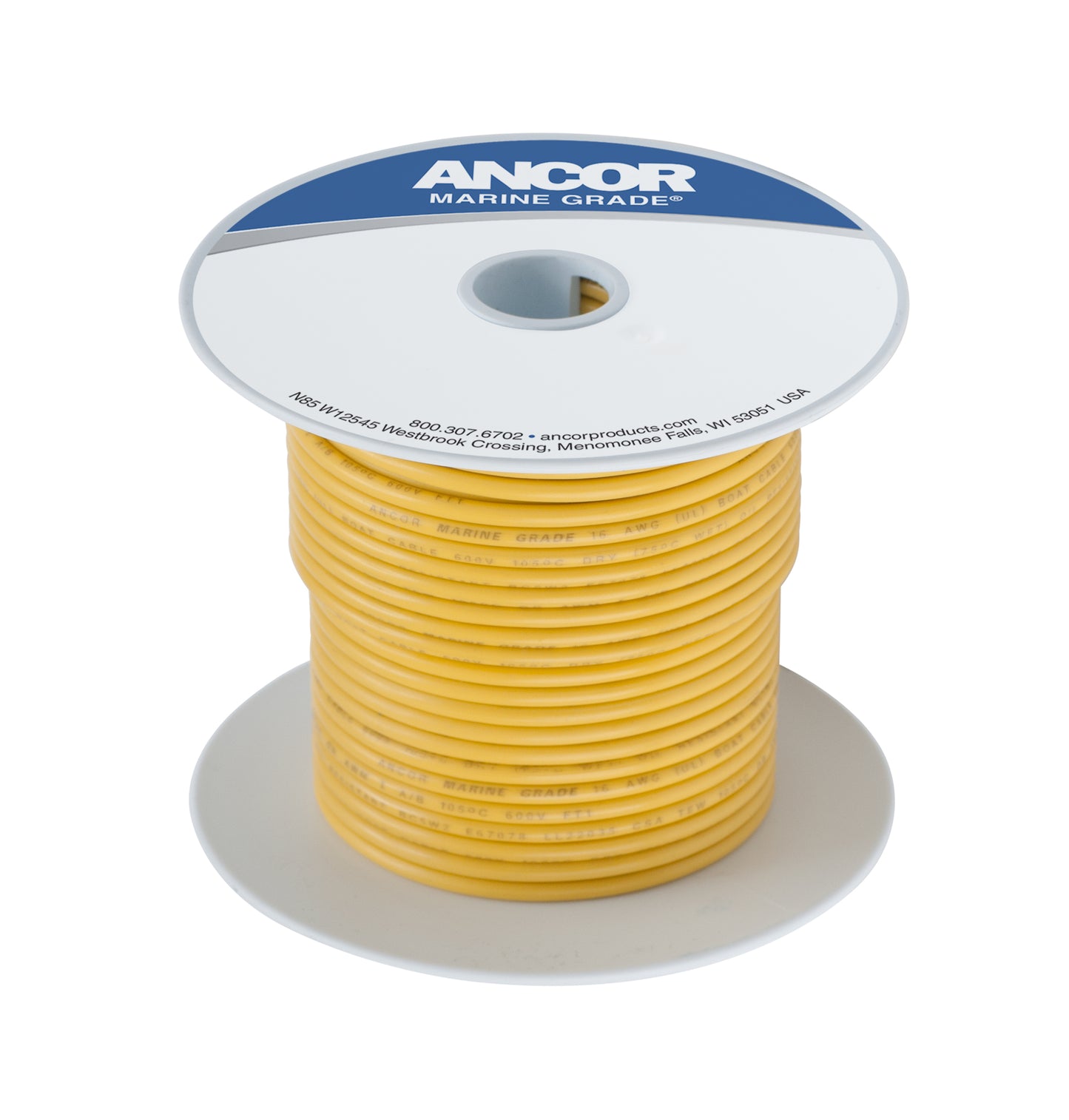 Ancor Yellow 12 AWG Primary Wire - 100' [107010]