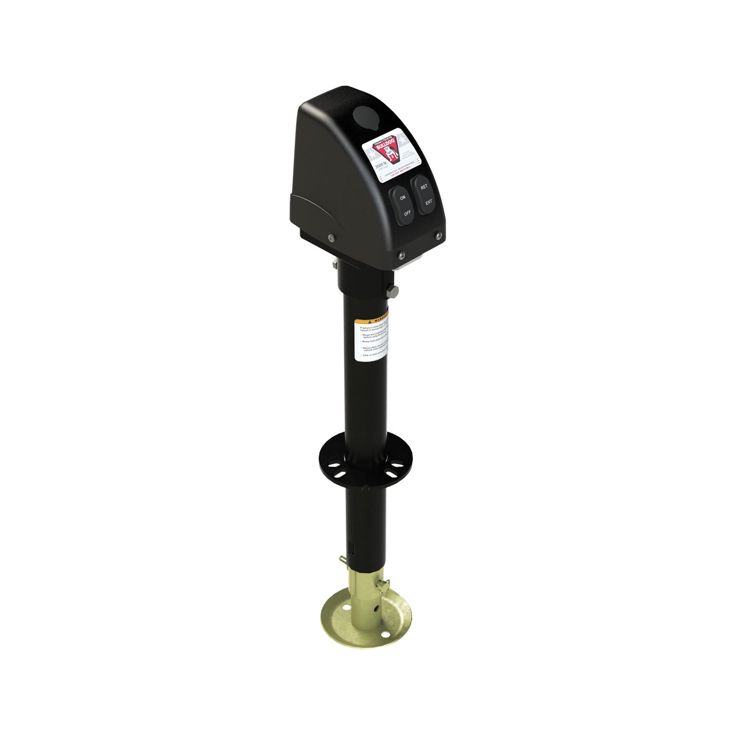 Bulldog 3,500lbs A-Frame RV Jack w/Powered Drive - 12V - Black Cover [500187]