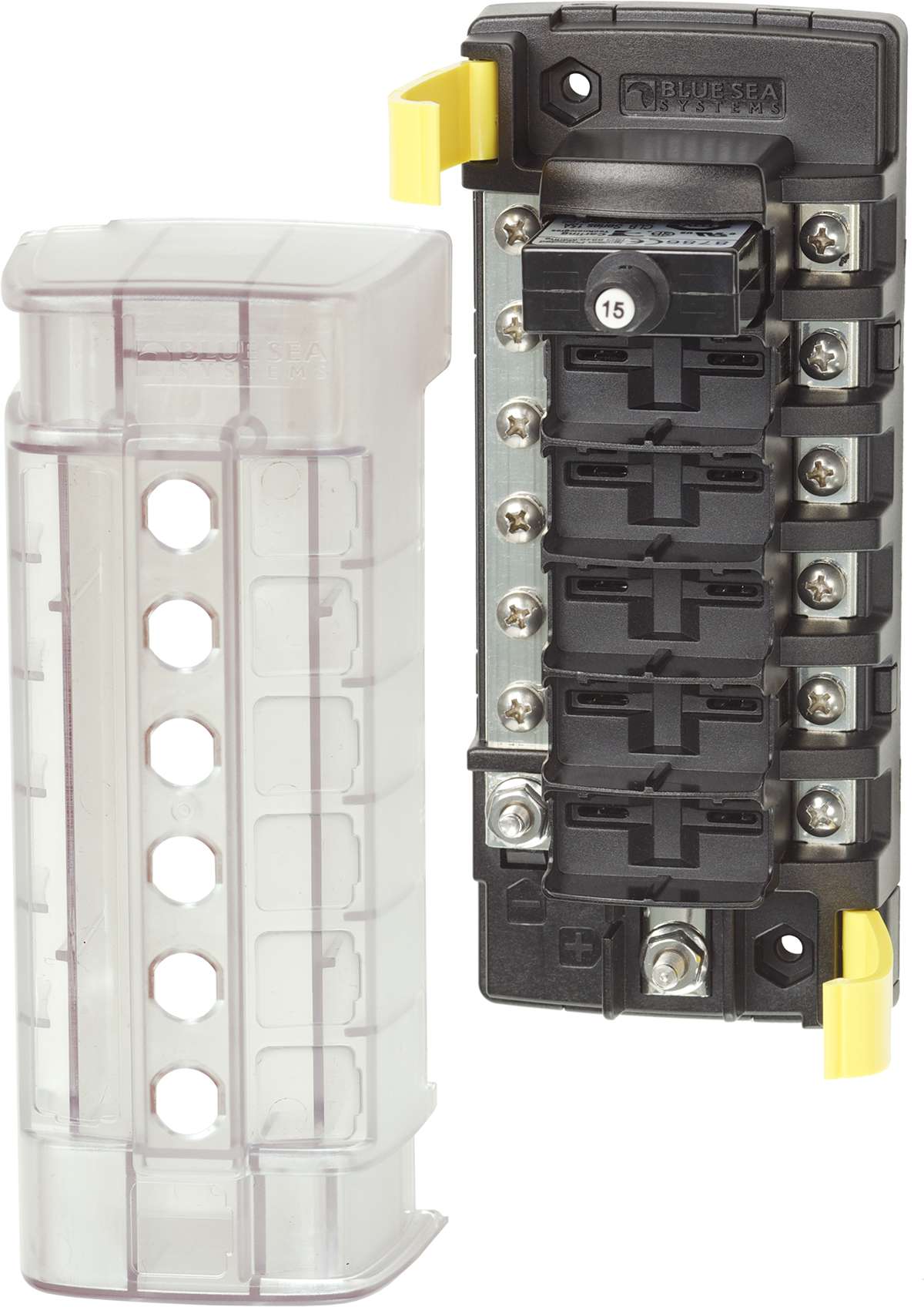 Blue Sea 5052 ST CLB Circuit Breaker Block - 6 Position w/Negative Bus [5052]